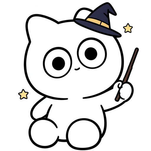 猫咪魔法师头像
